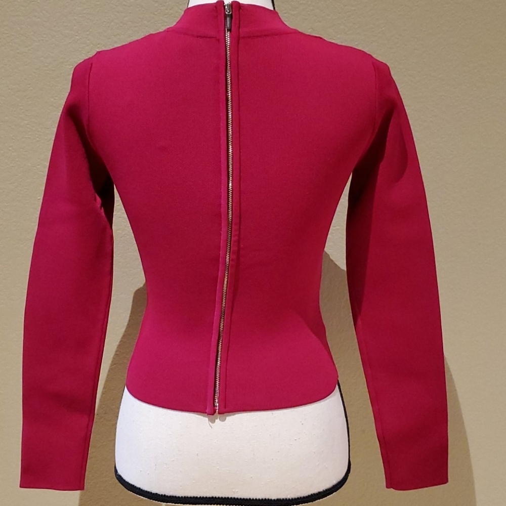 Bebe bandage long sleeve shirt - Picture 2 of 7